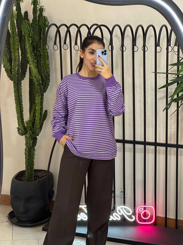 بلوز راه راه قواره دار