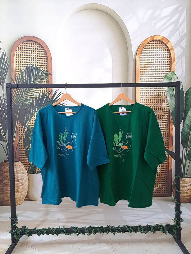 تیشرت 5XL طرح رُخ