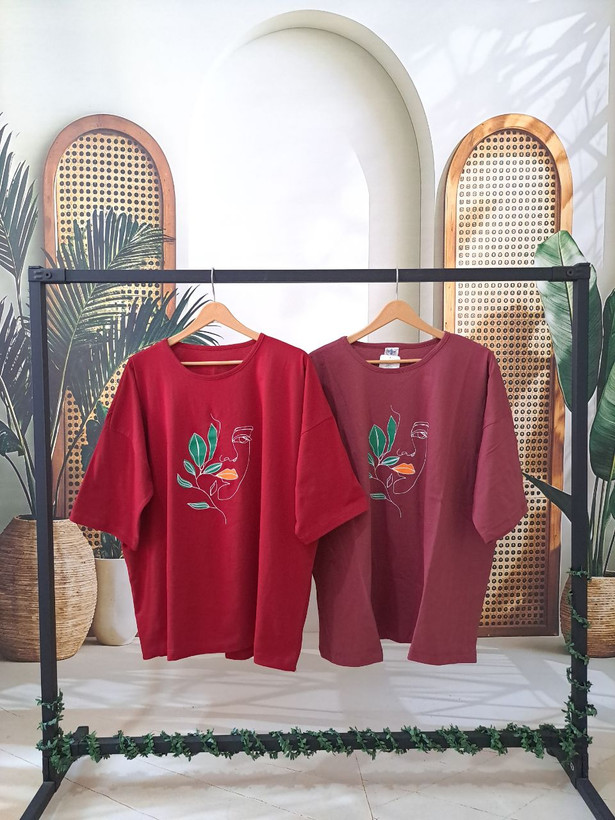 تیشرت 5XL طرح رُخ